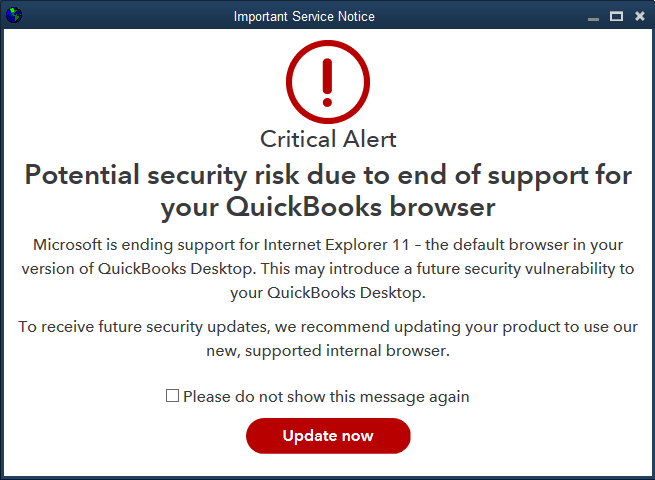 QuickBooks Error